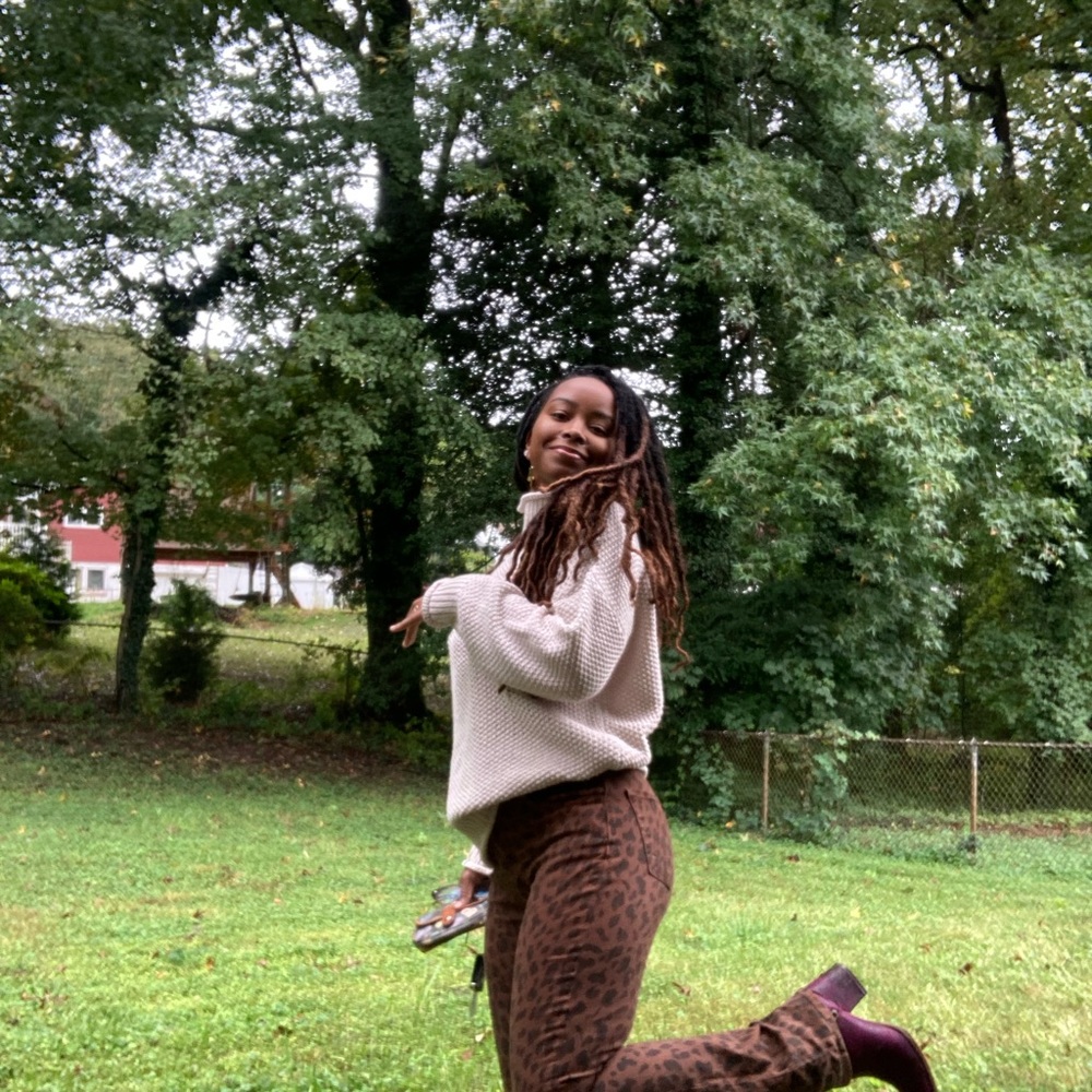 Leopard print straight jeans